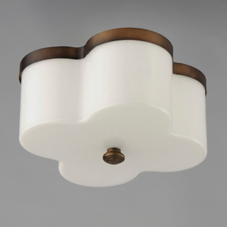 Clover Two Light Flush Mount (12240WTANB)