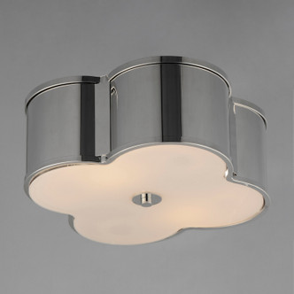 Clover Two Light Flush Mount (12247WTPN)