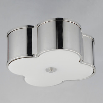 Clover Two Light Flush Mount (12247WTPN)