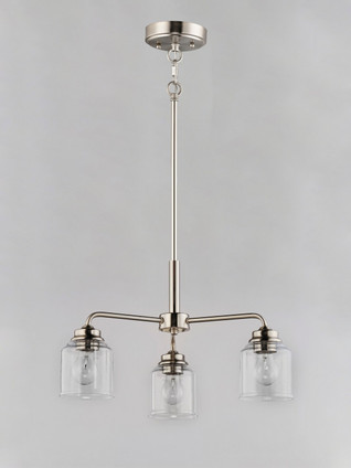 Acadia Three Light Semi-Flush Mount/Chandelier (12260CDSN)