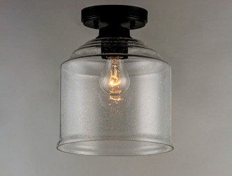 Acadia One Light Semi-Flush Mount (12270CDBK)
