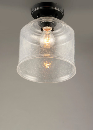Acadia One Light Semi-Flush Mount (12270CDBK)
