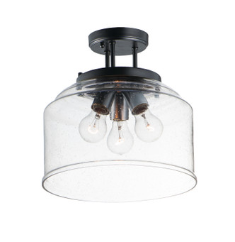 Maxim - 12271CDBK - Three Light Semi-Flush Mount - Acadia - Black