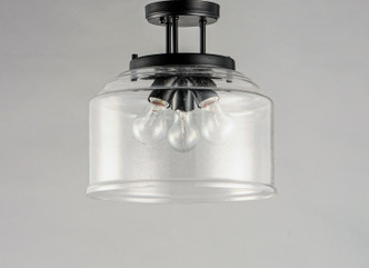 Acadia Three Light Semi-Flush Mount (12271CDBK)