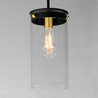 Pinn One Light Pendant (12408CLBKSBR)