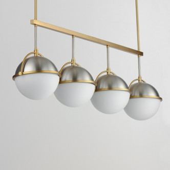 Duke Four Light Linear Pendant (12414SWSNSBR)