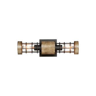 Maxim - 12512DWBK - Two Light Wall Sconce - Homestead - Driftwood / Black