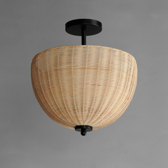 Maldives Two Light Semi Flush/Pendant (12604NABK)