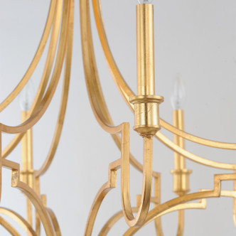 Normandy Eight Light Chandelier (12788GL)