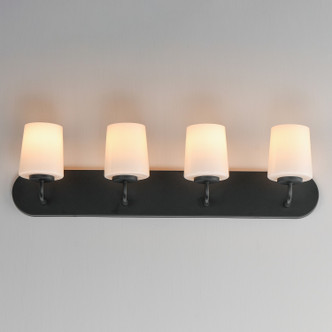 Durham Four Light Strip Bath Vanity (12894WTBK)