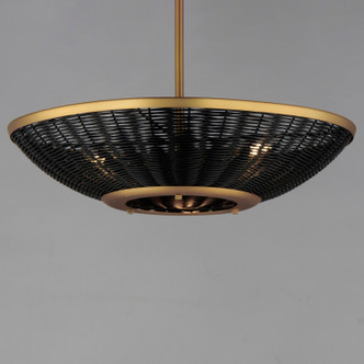 Rattan Three Light Pendant (14462BRNAB)