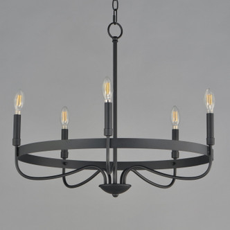 Frankie Five Light Chandelier (14495BK)