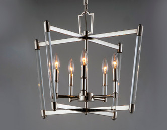 Lucent Five Light Chandelier (16103CLPN)