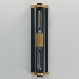 Opulent Two Light Outdoor Wall Sconce (16122CRBKAB)