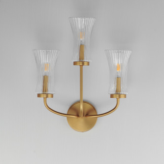 Camelot Three Light Wall Sconce (16153CRNAB)