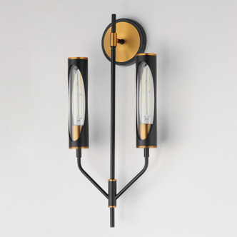 Regent LED Wall Sconce (16170CLBKAB)