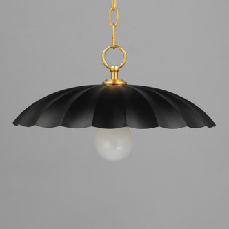 Primrose One Light Pendant (18055BKGL)