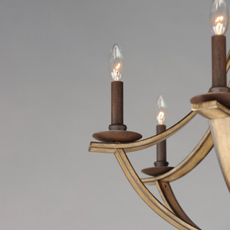 Basque Eight Light Chandelier (20348DWAR)