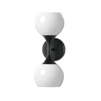 Maxim - 21222MRBK - Two Light Wall Sconce - Neve - Black