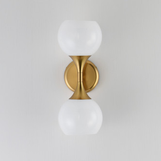 Neve Two Light Wall Sconce (21222MRNAB)