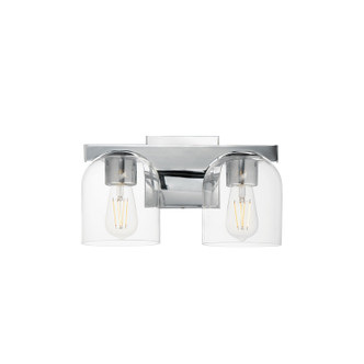 Maxim - 21232CLPC - Two Light Bath Vanity - Scoop - Polished Chrome
