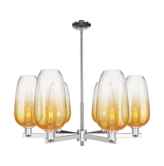 Innovations - 716-6CR-PN-G484-7AM - Six Light Chandelier - Arcadia - Polished Nickel