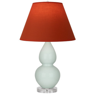Robert Abbey - A788T - One Light Accent Lamp - Small Double Gourd - Celadon Glazed Ceramic w/Lucite