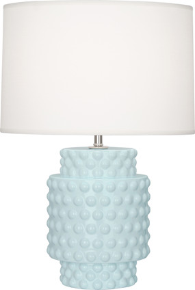 Robert Abbey - BB801 - One Light Accent Lamp - Small Dolly - Baby Blue Glazed Textured Ceramic