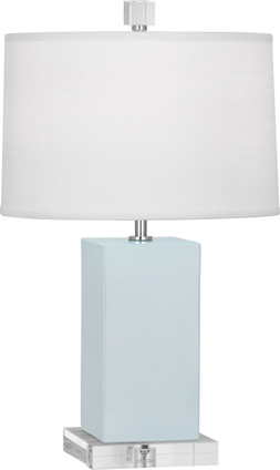Robert Abbey - BB990 - One Light Accent Lamp - Small Harvey - Baby Blue Glazed Ceramic