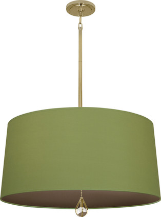 Robert Abbey - BN332 - Three Light Pendant - Williamsburg Custis - Modern Brass