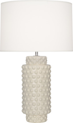 Robert Abbey - BN800 - One Light Table Lamp - Dolly - Bone Glazed Textured Ceramic