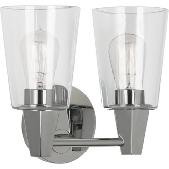 Robert Abbey - C255C - Two Light Wall Sconce - Wheatley - Polished Chrome