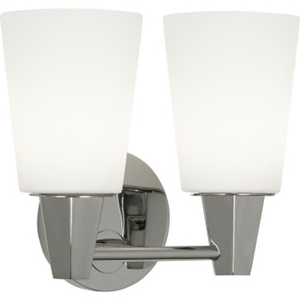 Robert Abbey - C255F - Two Light Wall Sconce - Wheatley - Polished Chrome