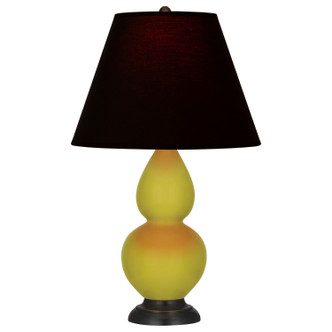 Robert Abbey - CI11K - One Light Accent Lamp - Small Double Gourd - Citron Glazed Ceramic w/Deep Patina Bronze