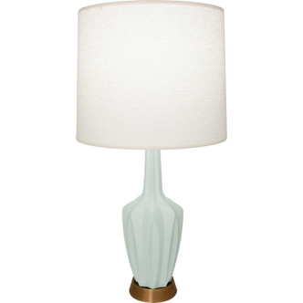 Robert Abbey - CL36 - One Light Accent Lamp - Small Emma - Celadon Glazed Ceramic w/Warm Brass