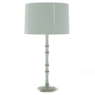 Robert Abbey - CL72X - One Light Table Lamp - Kane - Celadon w/Polished Nickel