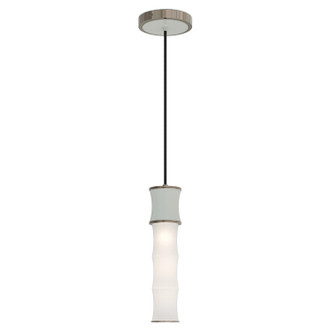 Robert Abbey - CL86 - One Light Pendant - Kane - Celadon w/Polished Nickel
