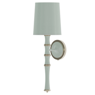 Robert Abbey - CL88X - One Light Wall Sconce - Kane - Celadon w/Polished Nickel