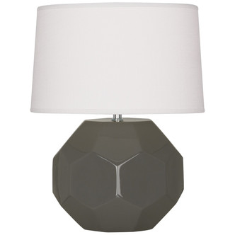 Robert Abbey - CR01 - One Light Table Lamp - Franklin - Ash Glazed Ceramic