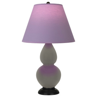 Robert Abbey - CR11L - One Light Accent Lamp - Small Double Gourd - Ash Glazed Ceramic w/Deep Patina Bronze