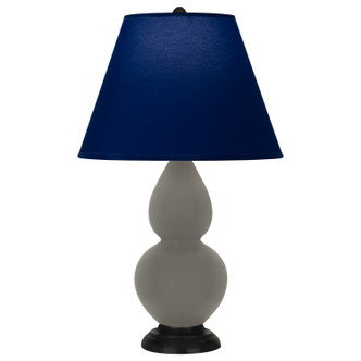 Robert Abbey - CR11N - One Light Accent Lamp - Small Double Gourd - Ash Glazed Ceramic w/Deep Patina Bronze