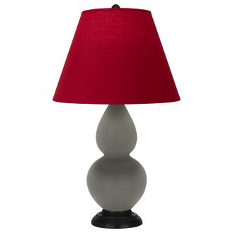Robert Abbey - CR11R - One Light Accent Lamp - Small Double Gourd - Ash Glazed Ceramic w/Deep Patina Bronze