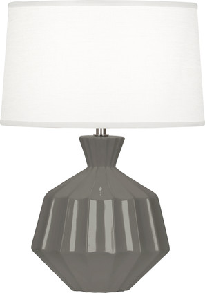 Robert Abbey - CR989 - One Light Accent Lamp - Small Orion - Ash Glazed Ceramic