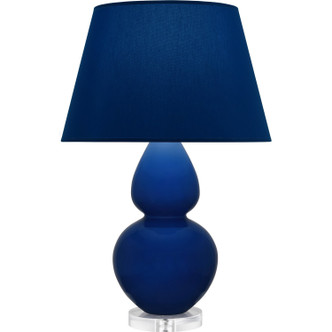 Robert Abbey - CT23N - One Light Table Lamp - Double Gourd - Cobalt Glazed Ceramic w/Lucite