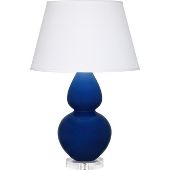 Robert Abbey - CT23X - One Light Table Lamp - Double Gourd - Cobalt Glazed Ceramic w/Lucite