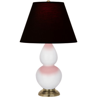 Robert Abbey - DY10K - One Light Accent Lamp - Small Double Gourd - Daisy Glazed Ceramic w/Antique Natural Brass
