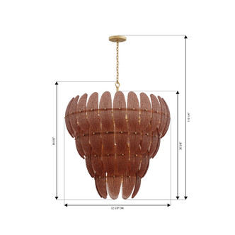 Marclaire 15 Light Pendant (N2249-BR-732)