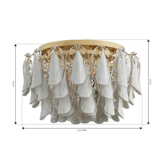 Verla Crest Six Light Flush Mount (N3476-732)