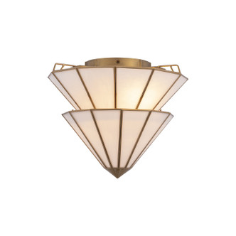 Metropolitan - N5624-732 - Three Light Semi-Flush Mount - Jaxen - Legacy Brass