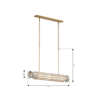 Jaxen Six Light Linear Chandelier (N5626-732)
